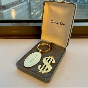 Christian Dior Vintage Keychain Set